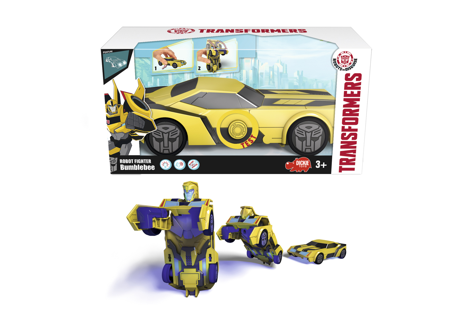 dickie toys transformers robot fighter bumblebee